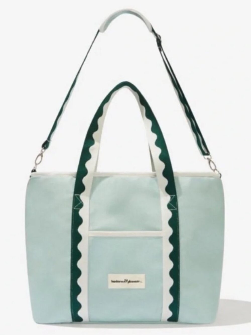 NWT  Business & Pleasure Co. Cooler Shoulder Tote Bag Green